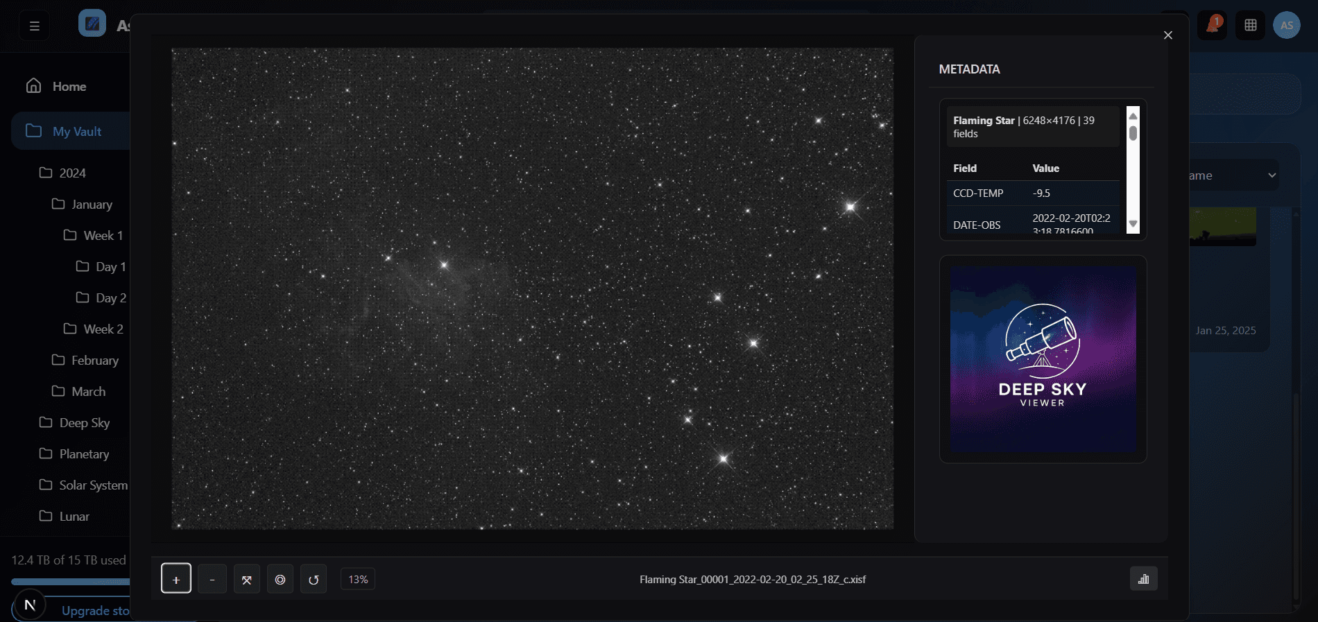 Astro Vault - Astrophotography Workflow Companion